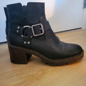 Lucky Brand leather ankle boots
